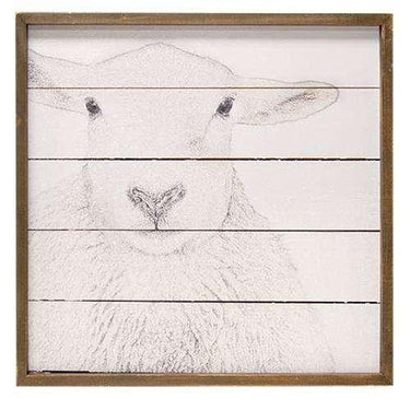 Simply Farmhouse Wall Sign - Sheep - The Fox Decor